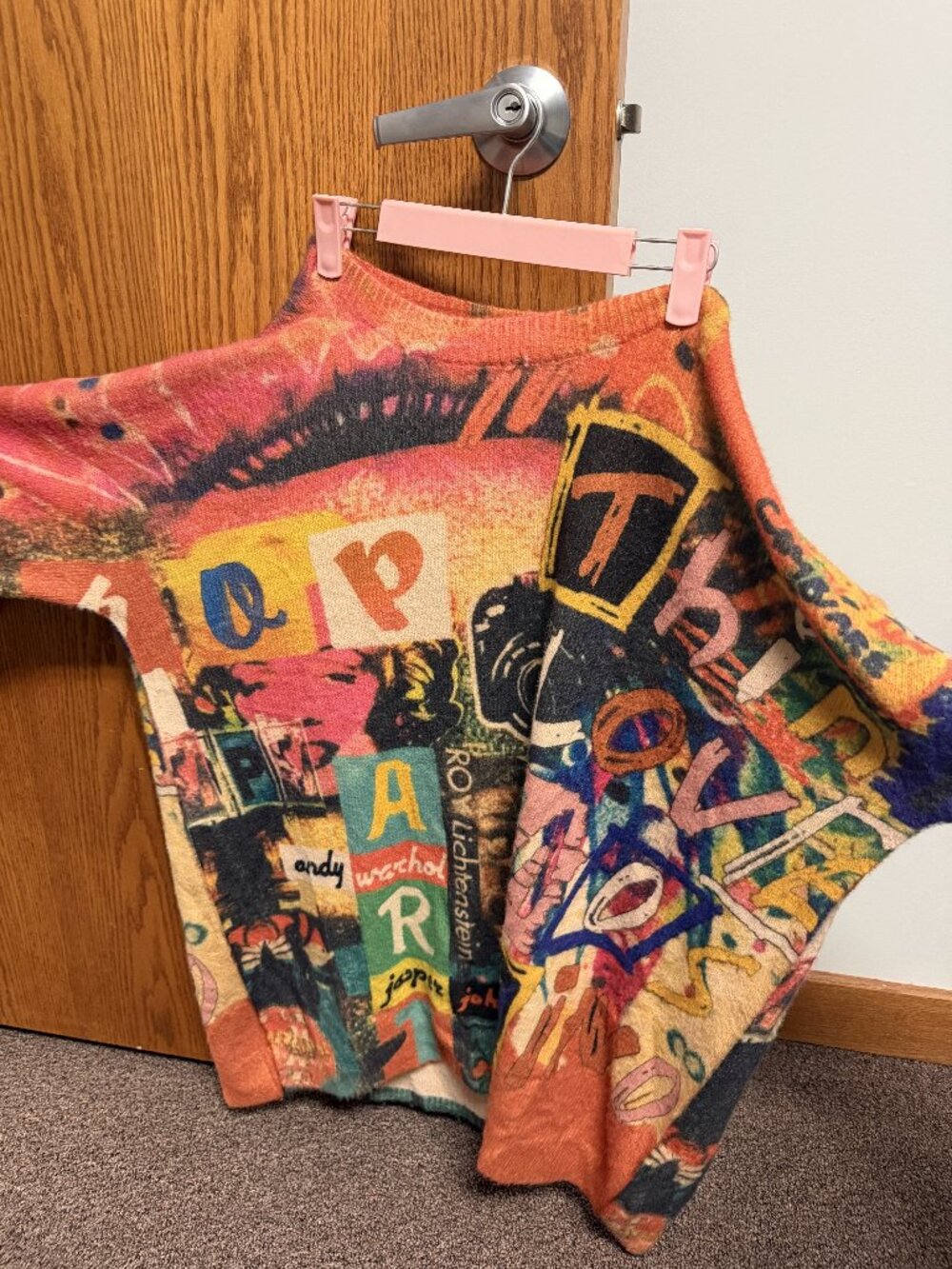 Letterblock Photography Collage Sweater